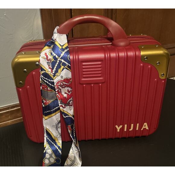 13 Inch Travel Suitcase Hand Luggage Organizer Makeup Case Small For Women Girls - Picture 2 of 9